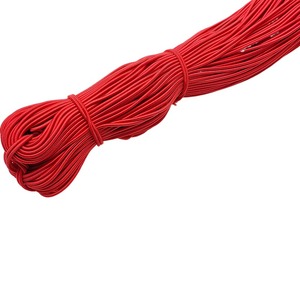 Colorful Round Polyester <strong>Elastic</strong> Cord 1mm 1.5mm 2mm 3mm Braided <strong>Elastic</strong> Cords <strong>String</strong> - Product Image 1