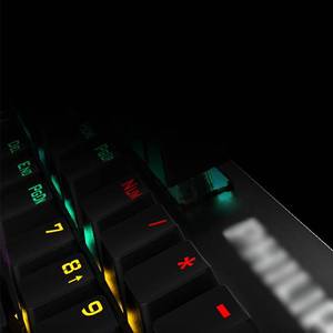Spk8404-Teclado mecánico Real con cable, 104 teclas, luz mixta Rgb, retroiluminado, juego de teclado de ordenador - Product Image 3