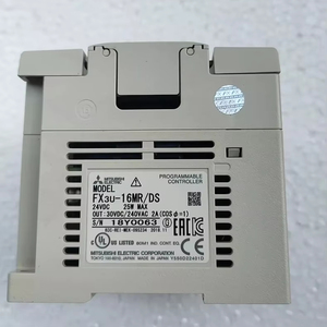 Brand New Mitsubishi FX3U-16MR/DS <strong>Programmable</strong> Logic Controller PLC, PAC with Built-in 8 <strong>Inputs</strong> /8 <strong>Outputs</strong> (relays) in Stock - Product Image 1