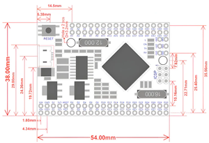 บอร์ดพัฒนาขนาดมินิ MEGA 2560 Pro ATMEGA2560โซลูชัน PCBA - Product Image 4