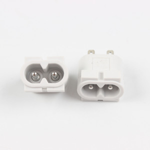 ขั้วต่อซ็อกเก็ต2A พร้อมปลั๊ก2-Hole 2-Pin 8-Shape DB-8ไฟ AC แบบฝังตัว C8ปลั๊กไฟ - Product Image 1