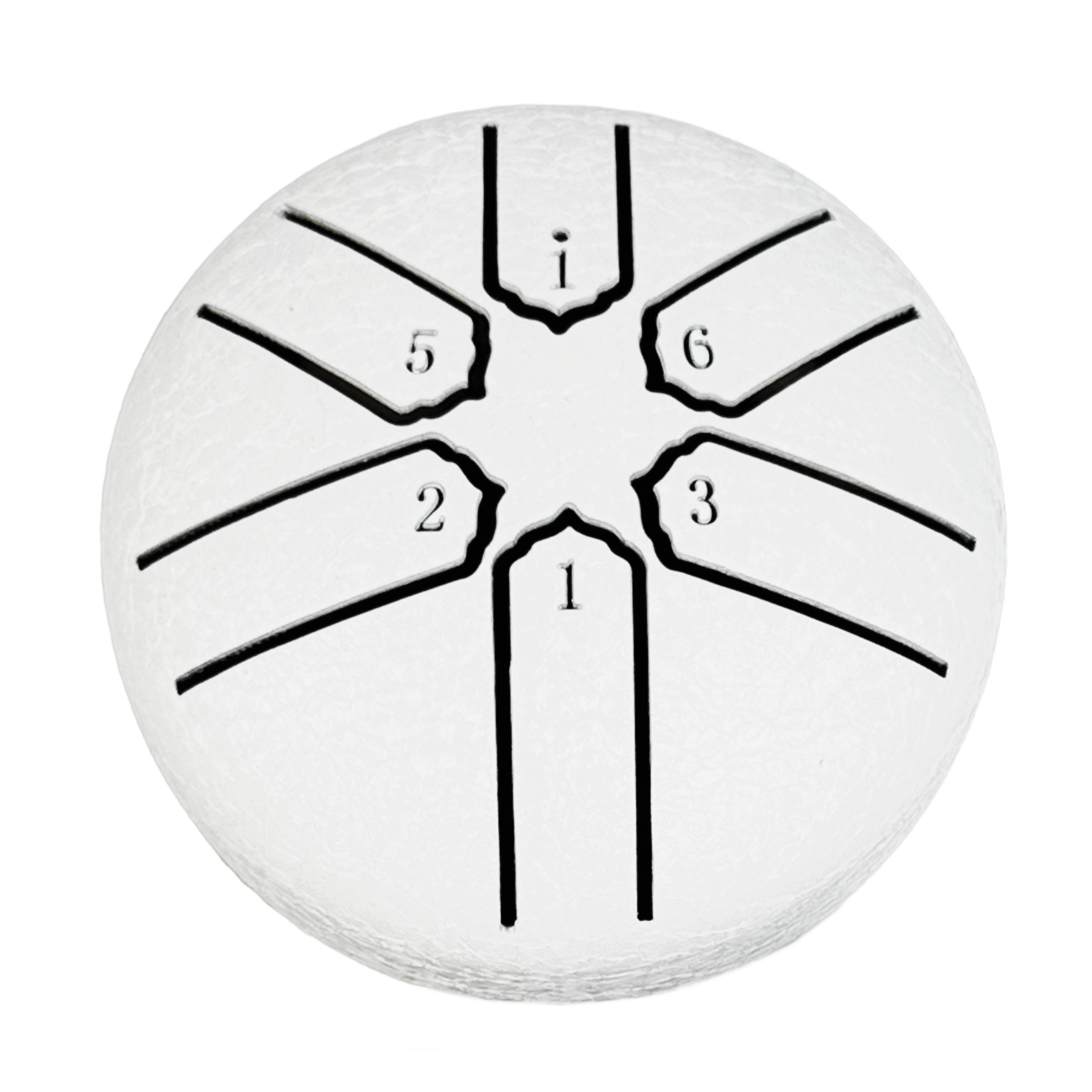 3INCH 6-tone White