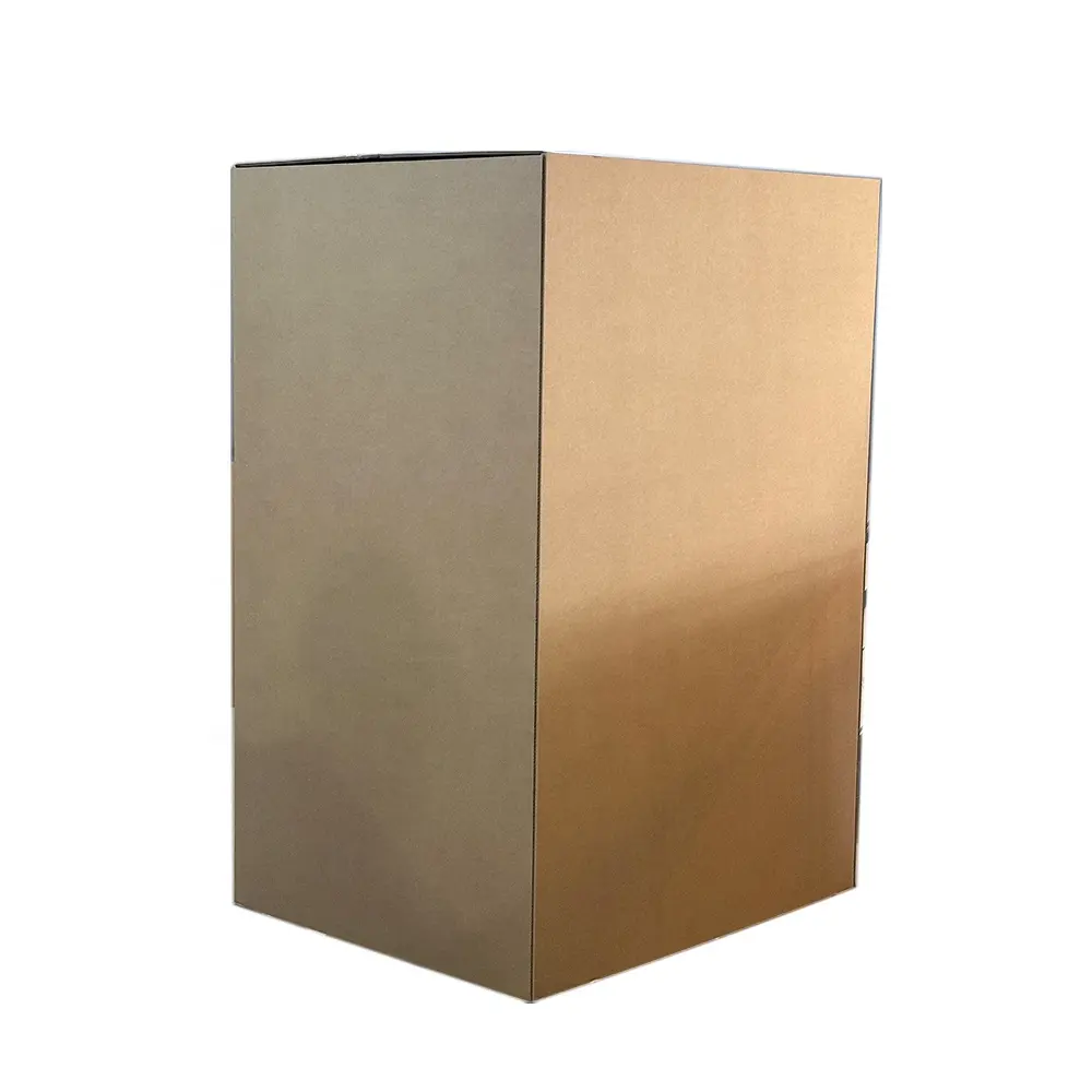 Большие пятислойные гофрокартонные коробки используются для упаковки и транспортировки холодильников rswashing machines