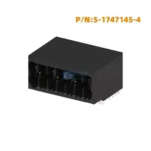 Bomリストサポート5-1747145-4ボードツーボード4ピン完全シュラウド金メッキDZ5200シリーズPCBヘッダーレセプタクル1747145 - Product Image 2