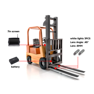 Easy Install 2.4G Digital Wireless 7INCH <strong>LCD</strong> Monitor Camera Rear View <strong>System</strong> Kit for Truck Bus Forklift - Product Image 5