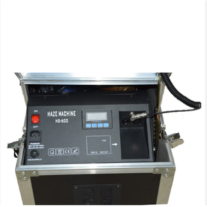 DJ 600W双Hazer DMX/遥控器无预热时间阶段双Haze机飞行案例发光二极管激光光源白色发射