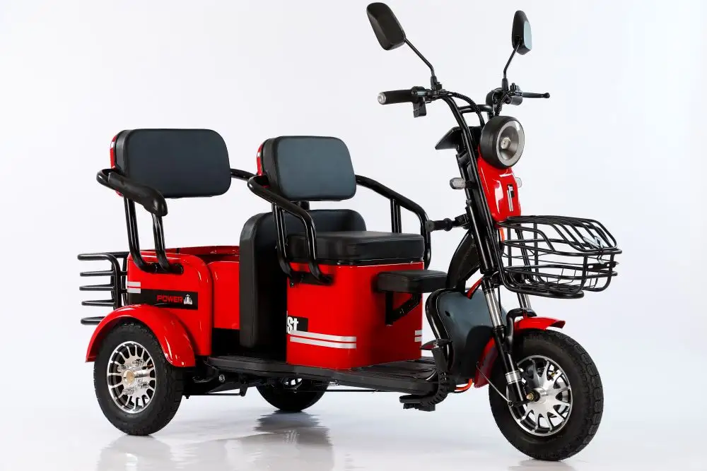 2023 новая модель, 3-х колесный электрический скутер, 500 Вт, Электрический трехколесный мотоцикл для пожилых людей