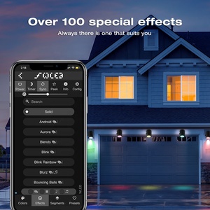 WLED Digital LED Garten leuchte DC 24V Eingang 350mA max IC Modell UCS2903B RGB Music Sync Timer Steuerung Sprach-/Separate/Gruppen steuerung - Product Image 4