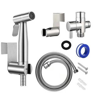 Paslanmaz çelik tuvalet arkadaşı banyo kullanımı için bide basınç artırma memesi ile püskürtme tabancası Set sınır ötesi e-ticaret için - Product Image 2
