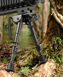 360 Degrees Adjustable Retractable Precision <strong>Bipod</strong> Qd <strong>Mount</strong> Hunting Universal Rotation Camera Tactical <strong>Bipods</strong> - Product Image 6