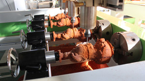 4 cabezales 3D 4 ejes Multi husillos Cnc Router con rotativo - Product Image 5