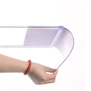 Card Holder Plastic 2-sided PVC Desktop 3 Colors Restaurant Menu Stand <strong>T</strong>-shaped Countertop Display Stand for Wedding or QR <strong>Code</strong> - Product Image 6