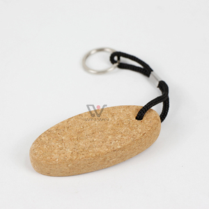 LLavero de bola de corcho flotante de madera llavero flotante para kayak canotaje pesca cometa surf vela Kayak vino Bola de corcho - Product Image 5