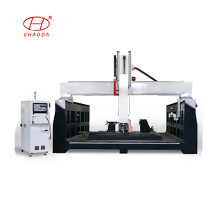 3D 5 Axis Wood <strong>CNC</strong> <strong>Router</strong> Machine <strong>Styrofoam</strong> Cutter for Wood Foam Mould <strong>Making</strong>, Wood Foam Sculpture, Surf Board <strong>Making</strong> - Product Image 1