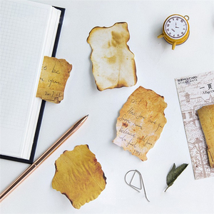 复古仿旧工艺便签本基本彩色笔记本印刷简易便签夹学校办公用品 - Product Image 6