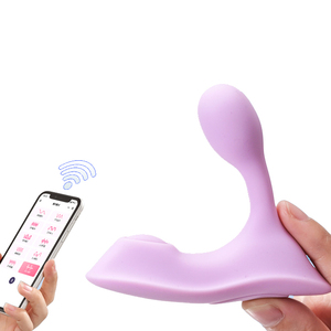 Toptan giyilebilir 2in1G Spot vibratör ile Slapping & titreşim kadın clitor teşvik Clit vajina seks oyuncakları kadın için