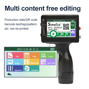 Handheld Intelligent <strong>Coding</strong> Machine Quick Dry Inkjet Printer for English System Date <strong>Number</strong> QR Code <strong>New</strong> for Carton Plastic Bag - Product Image 2