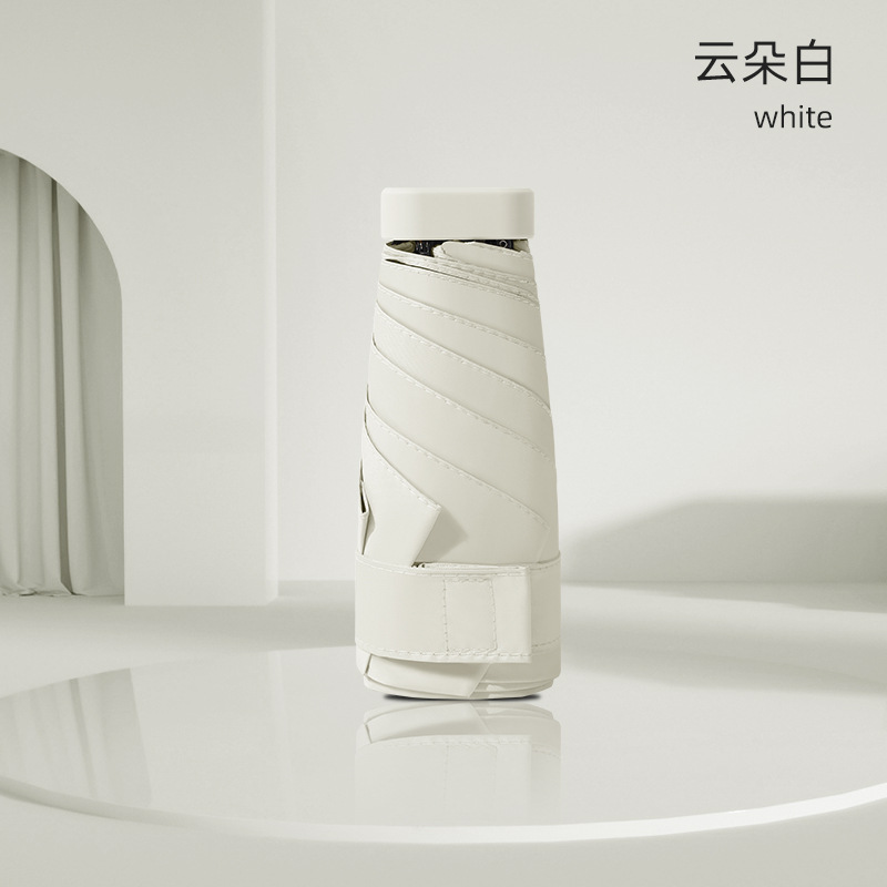 Flat 60% fold cloth sleeve sand white