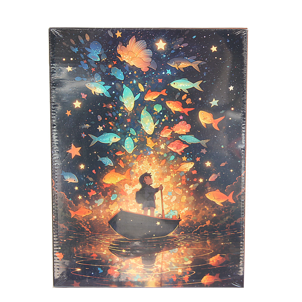 Puzzle 1000 pièces épaissi H0196 : Rêve de pêche galactique.