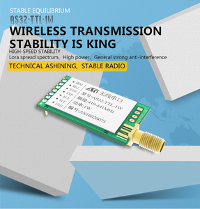 Transmisor de larga distancia 10KM Módulo receptor inalámbrico de alta potencia 30dBm 433Mhz Lora IOT - Product Image 2