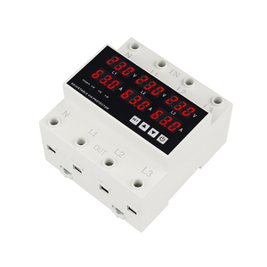 AC 230V trifásico AVR sobre voltaje Protector indicador Digital 50/60Hz pantalla LED 220V salida voltaje estabilizador SVC uso - Product Image 3