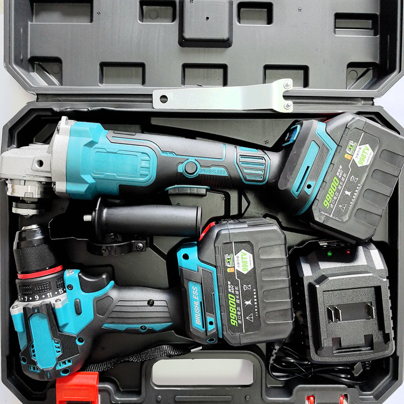 Makita Angle Grinder + Drill 2 in 1 Kit