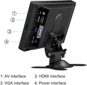 Monitor VGA para coche, pantalla de 7 pulgadas con ENTRADA AV - Product Image 4