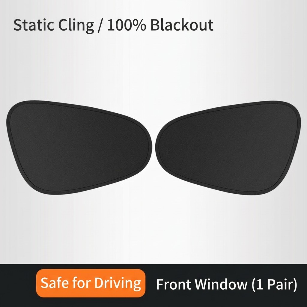 Black/Front window(1Pair)