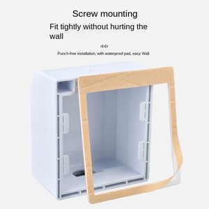 IP65 su geçirmez plastik duvar anahtarı kapağı 86 tipi soket kutusu banyo tuvalet için çift koruma ile Max. 15A akım - Product Image 2