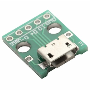 MICRO-USB-ZU-DIP-Adapter 5-Stift-Weiblicher Anschluss B-Typ PCB-Wechselrichter-Stift 2,54 mm Breadboard-Schalterbrett SMT-Muttersitz - Product Image 2