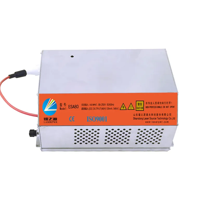 LASERPWR-fuente láser para CNC, máquina de grabado de corte, bricolaje, compatible con la mayoría de marcas, tubos de CO2 de 50w y 80w para uso doméstico