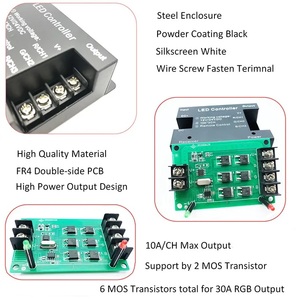 ワイヤレスタッチLEDネオンロープライトRGBコントローラ無線周波数433Mhz RF 20mリモコン576WスマートRGBW LEDストリップディマー - Product Image 3