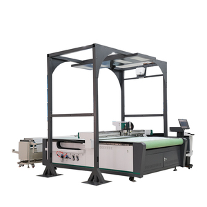 Anpassbares echtes Leder halsband, das voll oszilliert CNC Factory Digital Vib rating Knife Flach betts ch neider Tisch automatisch - Product Image 3