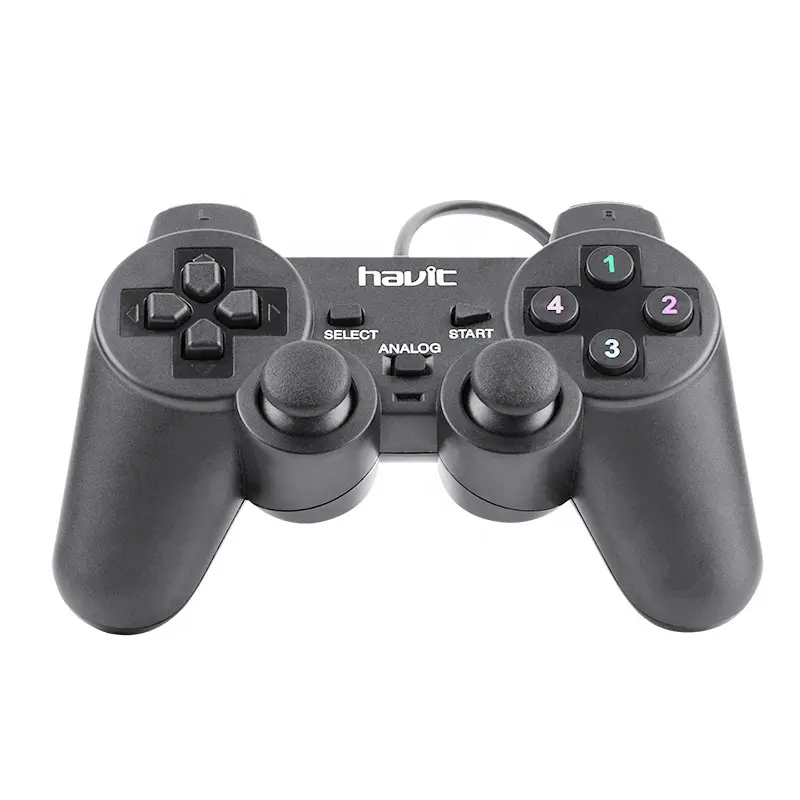 HAVIT USB PC Gamepad Wired Game Controller High-Precision Joystick USB PS2 Game Console G69