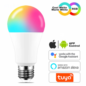 屋内色変更可能RGBLED電球7W9WE27 Tuya wifiBluetoothスマート電球APPコントロール - Product Image 3