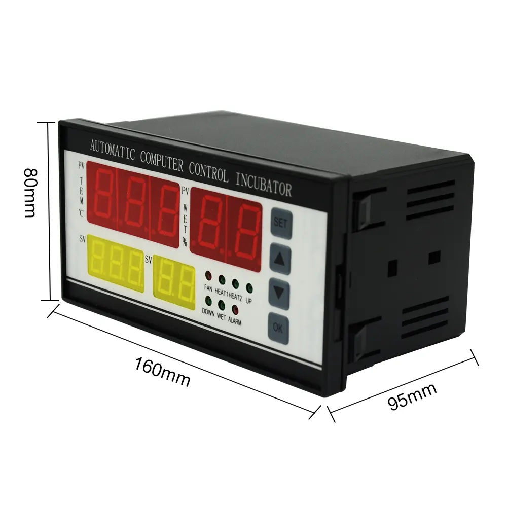 Regolatore di temperatura e umidità per incubatrice xm-16 boccaporto controller intelligente per la vendita