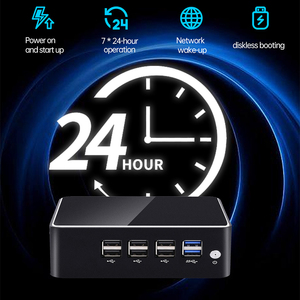 YC027-N100 New N100 Quad Core <strong>Mini</strong> <strong>PC</strong> Computer DDR4 RAM M.2 SSD 8*USB Dual LAN HD DP 4K Display Win10/11 Portable Micro Computer