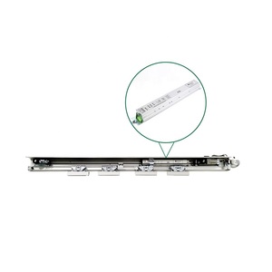 Sistema de montaje de hardware de puerta corredera automática de control remoto con motor para edificio de oficinas - Product Image 3