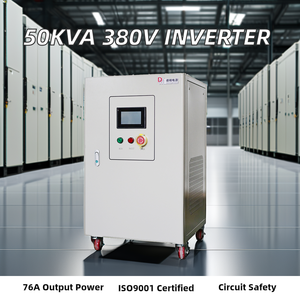 Güneş enerjisi sistemi İnvertörler ve dönüştürücüler için 50KVA 380V 3 fazlı saf sinüs dalga Off-Grid invertör - Product Image 3