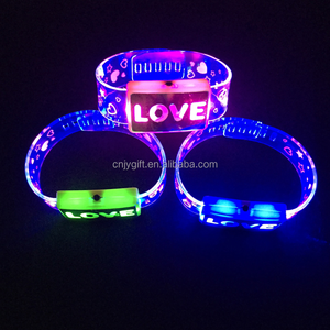 LOVE Bracelet Led Light Party Flashing Glow Bracelet <strong>Concert</strong> <strong>Cheer</strong> up Led Bangle Wristband Christmas Bracelet - Product Image 5