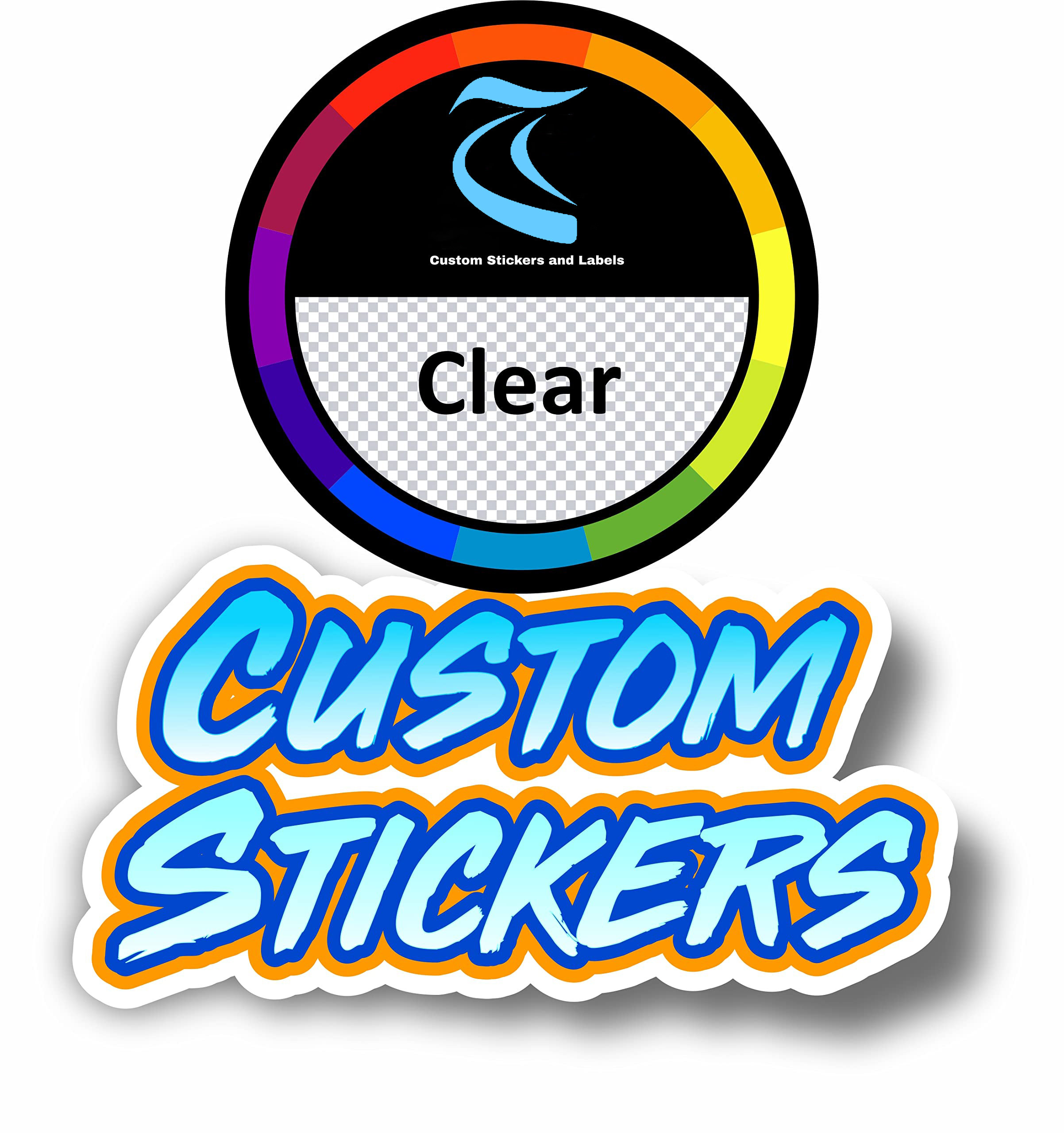 Clear sticker