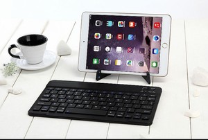 Teclado inalámbrico Bluetooth para IOS, Mac, iPad, Windows y Android, Delgado, recargable, 2,4 GHz