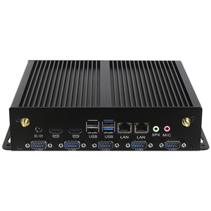 Linux Ubuntu IOTファンレスRuggedN2840J1900 I3 I5 I7X86産業用コンピューター2イーサネット組み込みミニPCチャンネルWIFIステータスSSD