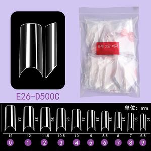 ปลายเล็บเจลนุ่มพิเศษทรงสี่เหลี่ยม10ขนาดจากโรงงาน - Product Image 5