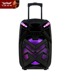2024 Outdoor Party Portable Speakers TWS 12 INCH Trolley Speaker Super Loud Original Sound Box with Dynamic Led Light - Product Image 2