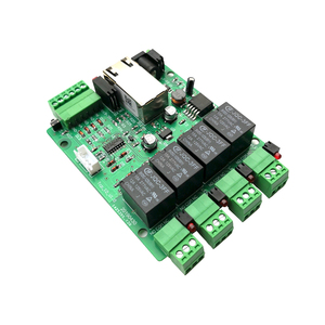 Placa de control remoto LAN Ethernet RJ45 TCP/IP WEB con 4 canales relé UDP controlador de red módulo IO