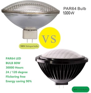 従来の1000W PAR64 15 24 120度80W調光可能ウォームホワイト3000K 100-240V <span class=keywords><strong>GX16D</strong></span> Par64 <span class=keywords><strong>LED</strong></span>電球を交換