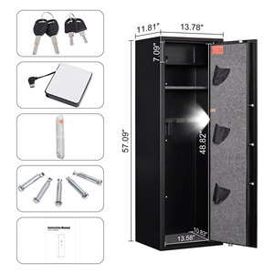 Lưu trữ lớn két sinh trắc học súng an toàn đầu giường vân tay khóa súng an toàn hộp - Product Image 3