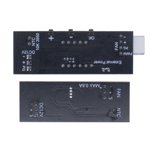Controlador DE VELOCIDAD DE Control de temperatura del ventilador DC PWM de 4 cables 12V 0.8A Módulo de reducción de ruido de la computadora del chasis 3950 NTC - Product Image 2