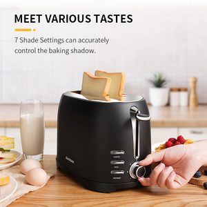Tostadora Extra ancha con botón de Control, máquina de pan automática para cocina, Dos rebanadas - Product Image 2